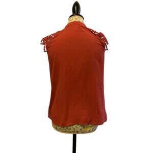 ❤️ Express S Red Lace Halter Top BackCutout Boho Party Y2K Going Out Statement